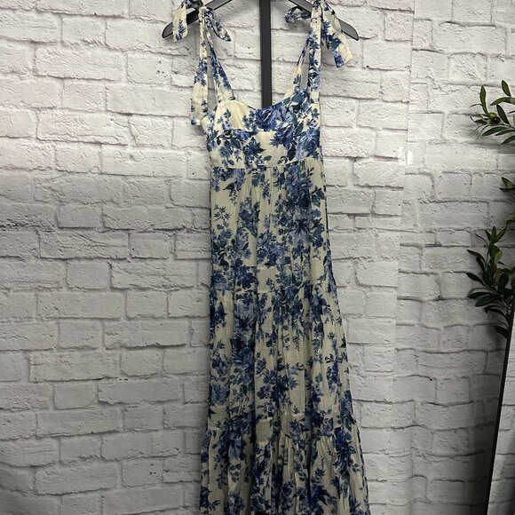 Zimmerman Aliane Tie Shoulder Maxi Dress - Picture 2 of 4